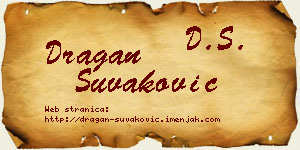 Dragan Šuvaković vizit kartica
